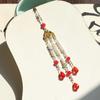 Ancient Style Removable Tassel Fan Hairpin Pendant - Chinese Semi-Finished Step Shake Accessory.