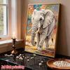 Elegant Elephant Pearl Kit DIY 5D Rhinestone Art Craft for Adults Home Party Decoration Handmade Gift