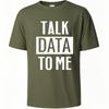Casual Summer Boys Tshirt Talk Data To Me Short Sleeve Soft Round Neck Tee Shirt Unisex Tshirt Funny Tshirt Round Neck Tee