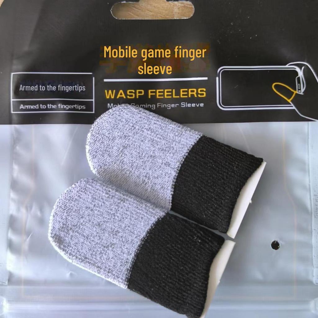 Ultradünne kabellose Gaming-Fingerlinge aus Silberfaser - Schweißfestes Doppelstück für Mobile Gaming