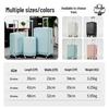 Large Capacity Front Opening Multifunctional Carry-On Trolley: Scratch & Wear-Resistant Travel Suitcase