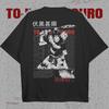 Toji Fushiguro Jujutsu Kaisen Graphic Anime TShirt 100Cotton Oversized Shirt Unisex Y2k Unisex Short Sleeve ONeck High Quality