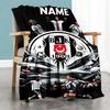 Ikta Crest Legacy Customize Your Name Blanket Throw Customizable Blanket Soft Warm Cozy Perfect for Office Chair Chair Office Bedding for All Occasion