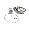 Mangeoire pour Cage à Oiseaux Portable pour Perroquet Calopsitte avec Pince Suspendue au Jardin Gamelles pour Nourriture et Eau d'Oiseau Gamelle d'Alimentation pour Oiseaux Coupe