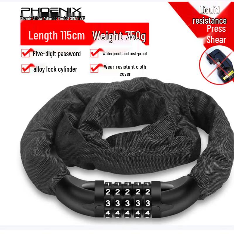 Phoenix Anti-Theft Bicycle Password Lock