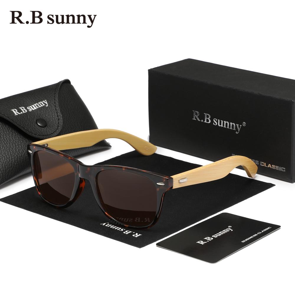 

RBsunny Men s Polarized Bamboo Sunglasses Women Wooden Sun glasses High Quality Men Wood Glasses Oculos de sol Fishing Driving