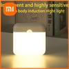 Sensor de movimento Luz Led Usb TIPO-C Carregamento Lâmpada quadrada para Quarto Cozinha Escada Corredor Guarda-roupa Armário Iluminação Luz noturna