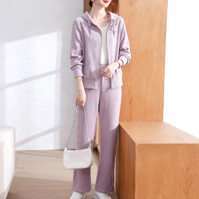 Elegant Autumn Sportswear Set for Middle-Aged Women