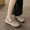 Old Beijing cloth shoes women's summer breathable fly-woven shoes one pedal shallow mouth single shoes soft sole non-slip middle-aged and elderly