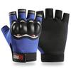 Motorcycle Gloves Men's Motorcycle Outdoor Racing Riding Equipment Palm Protection Breathable Half Finger Knight Anti Fall Gloves