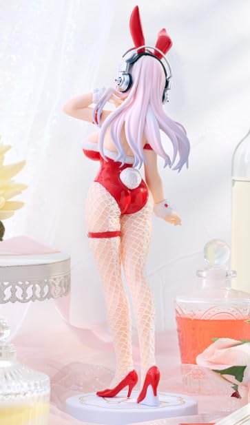 Super Sonico Figure Super Sonico BiCute Bunnies Figure Red ver Official Approx. 30cm
