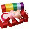 1pc 40mm Satin Ribbon 25 Yards Solid Color Fabric Ribbon for Gift Wrapping Crafts Hair Bows Making Wreath Wedding Party Decoration and Sewing Projects