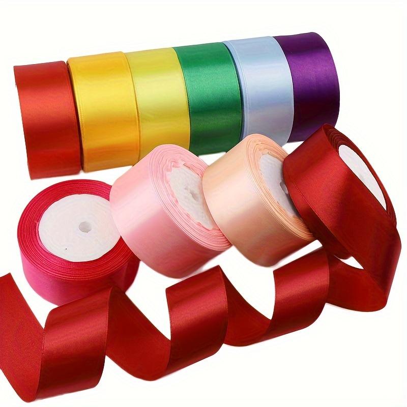 1pc 40mm Satin Ribbon 25 Yards Solid Color Fabric Ribbon for Gift Wrapping Crafts Hair Bows Making Wreath Wedding Party Decoration and Sewing Projects