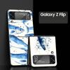 Case for Samsung Galaxy Z Flip 3 4 5 6 7 Folding Black Shell For Samsung Z Flip4 Flip5 PC Hard Cover Sardines aquatic product