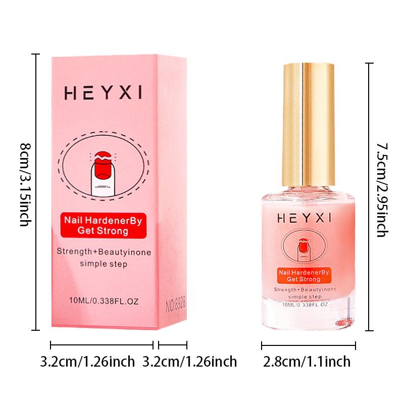 Natural Pink Nail Hardener Nail Art Decoration Nail Care Brightening Pink Natural Transparent Pink 1bottle