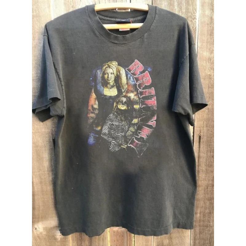 Britney Spears Tour Retro Rap Estate Nuova Casual Stile Harajuku Unisex T-shirt