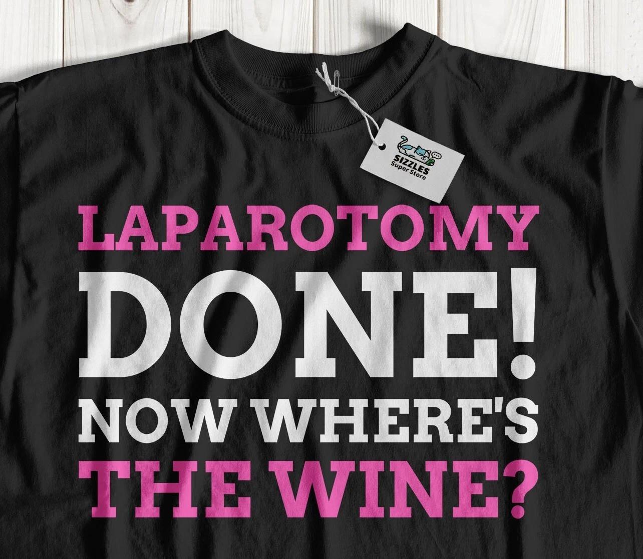 Unisex Funny Endometriosis T-Shirt Laparoscopy & Uterus Surgery Recovery Gifts XL