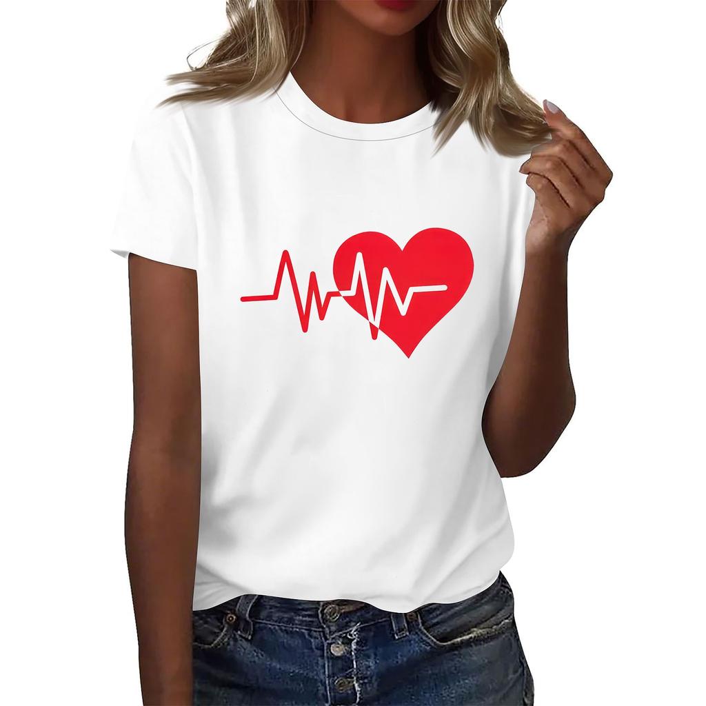 Ženy Krátký rukáv Pevné Sexy Roztomilé tričko Slim Fit Upnuté tričko Crop-Top