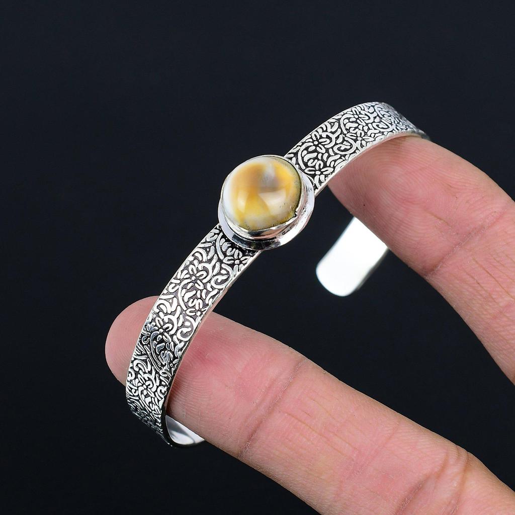 Oferta na Dzień Matki Muszla Oka Sziwy Kamień Bransoletka dla Żony Srebro Próby 925