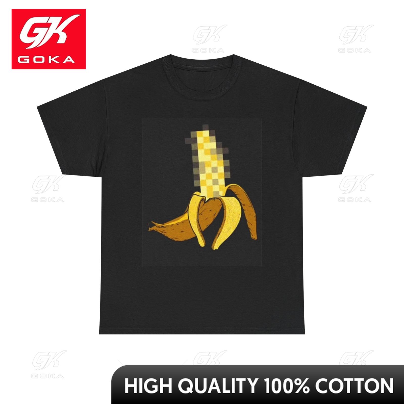 

Graphic Banana T Shirt Funny Flashing Nude Joke Unisex Heavy Cotton Relaxed Festival Bold Casual Tee Merry Calm FreeSpirit Tees S