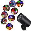 12 Muster LED Weihnachten Bewegliche Schneeflocken Projektor Feiertag Garten Landschaft Dekoration