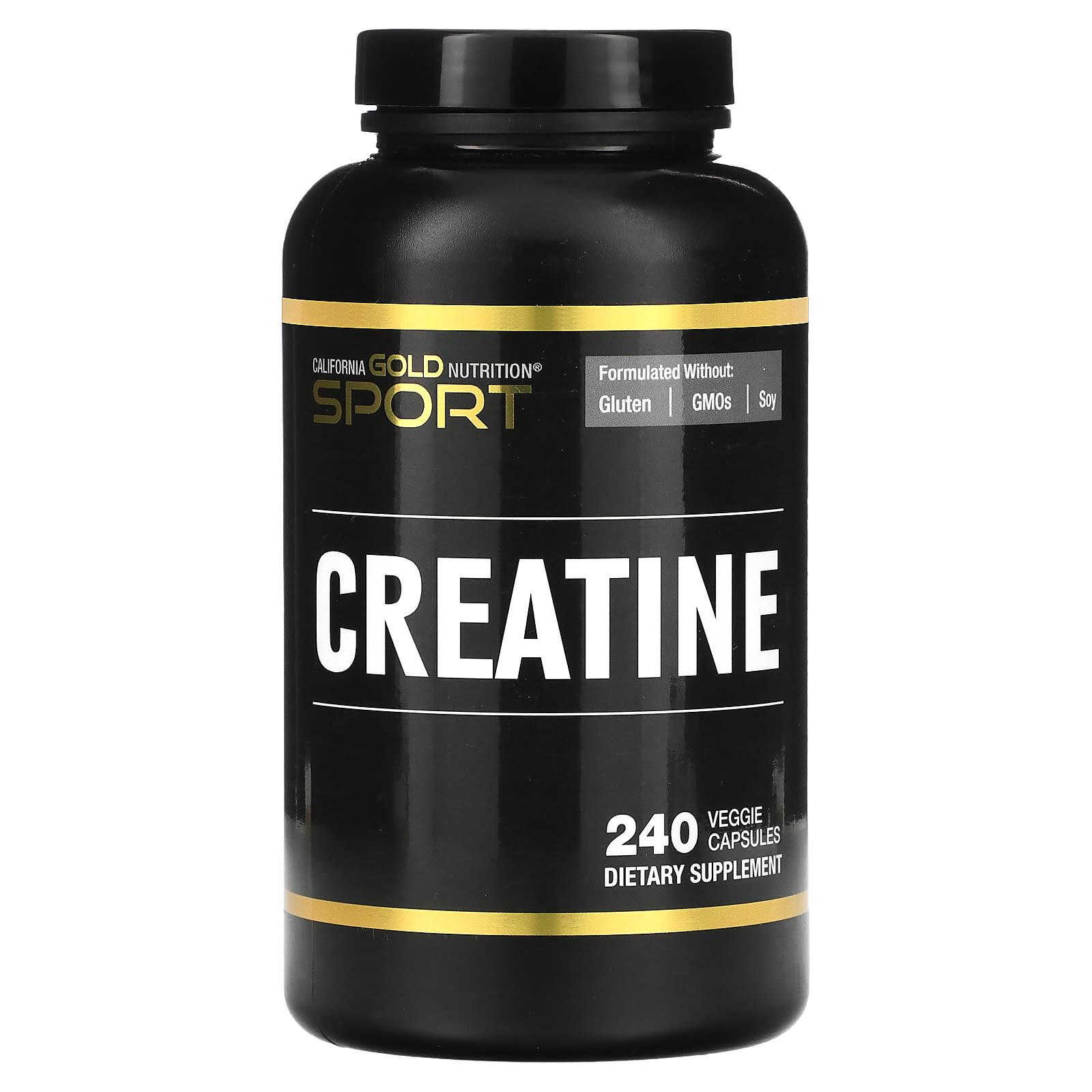 

California Gold Nutrition, Sports, Creatine, 240 Veggie Capsules