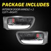 Door Handle Ide Gray Chrome & Left Right Pair Set for 02-06 Toyota Camry