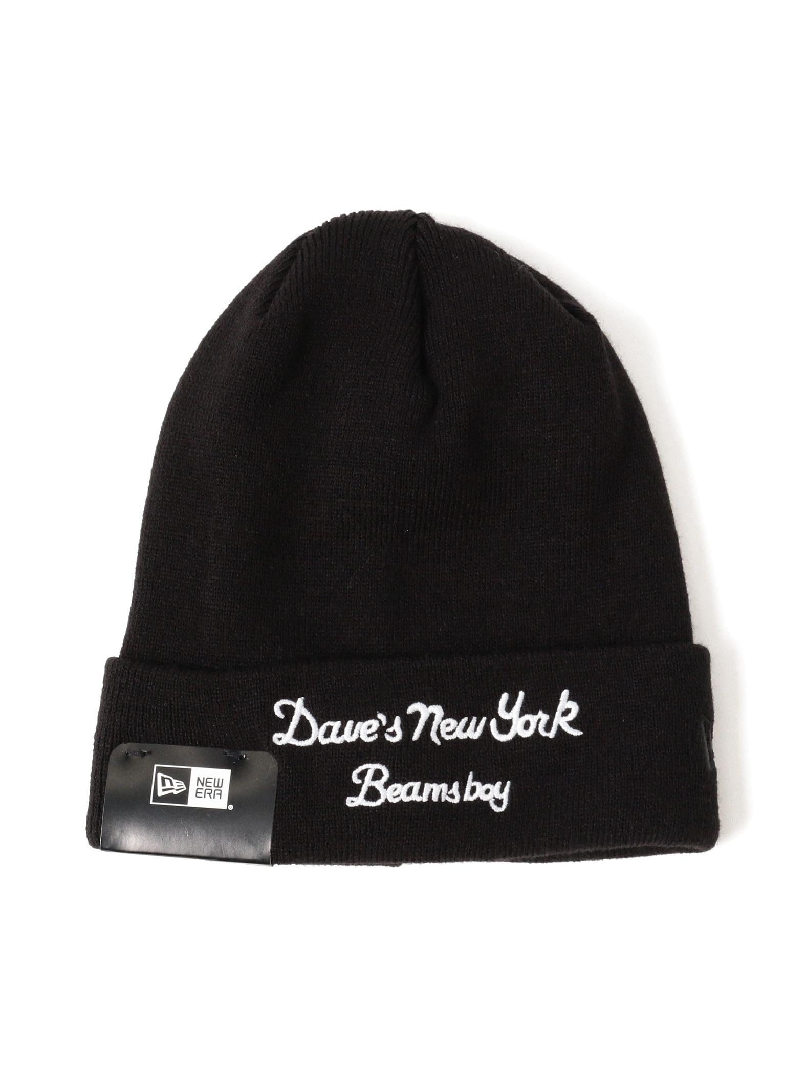 

Шапка Beams Boy [Специальный заказ] NEW ERA x Dave s New York Вязаная шапка Женская Черный Свободный