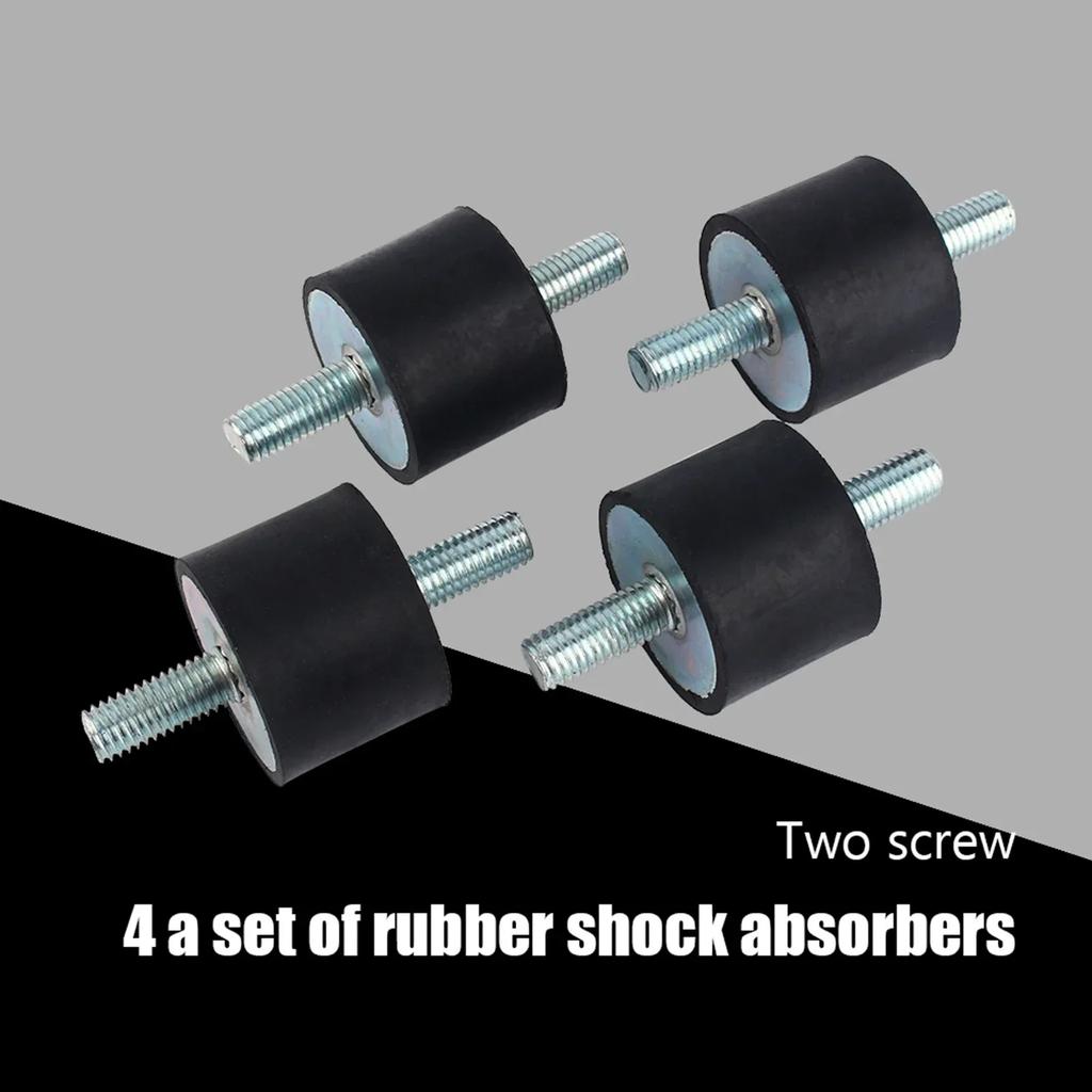 M10 40*30 Rubber Mount Damper Threaded Damper Shocks Struts Damper Air Compressor Pump Anti Vibration Rubber Mount Shock Damper