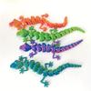 3D printed gecko articulated reptile decoration for home office mini animal model collectible creative children's toy gift