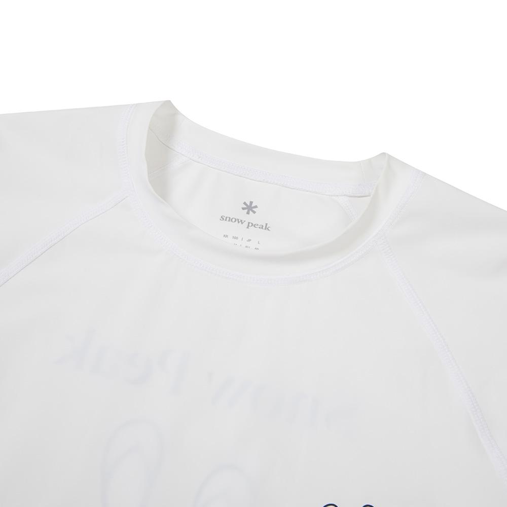 [Snowpeak] Loose Fit Men's Long Sleeve Rashguard Off White (S24MMWSW06)