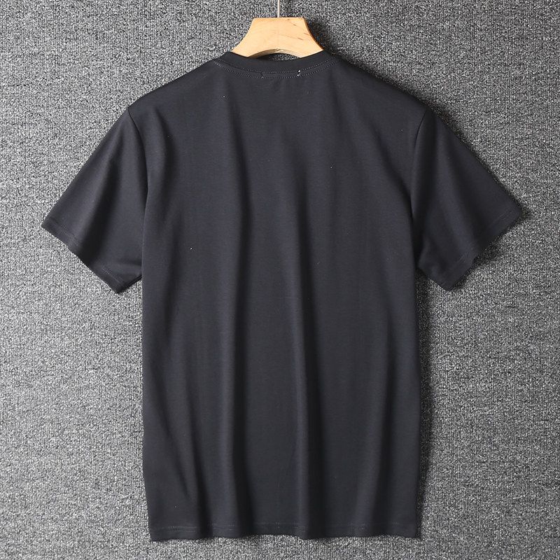 Trade Cut the Tag off Tail Goods Pure Cotton Breathable Skin-friendly Loose round Neck Casual Short sleeve T-shirt Men's All-Match Bottoming Shirt Top