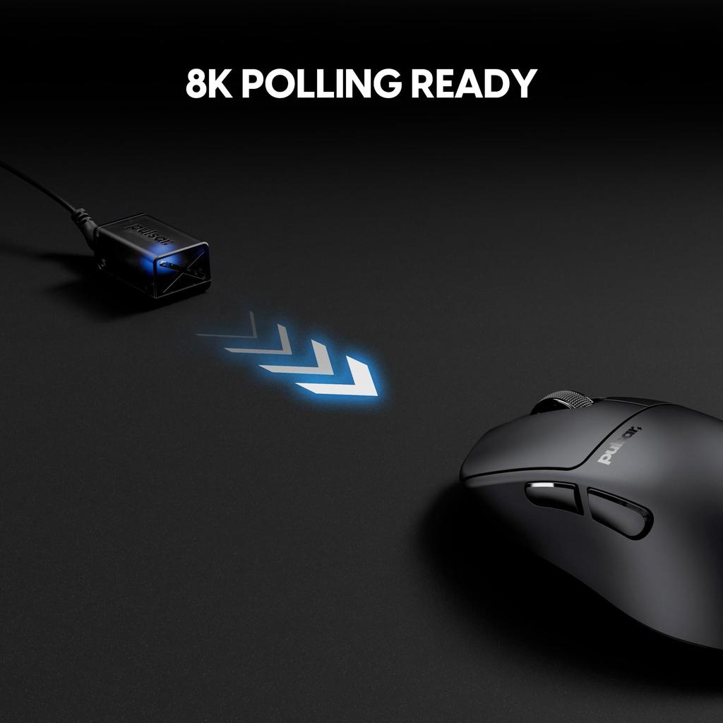 Pulsar Gaming Gears X3 CrazyLight Wireless Gaming 1ms 32000 DPI Optical Swich Flagship Sensor Mouse, Ultra-Lightweight 43g, XS-1