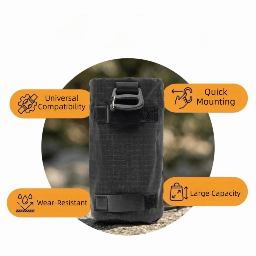 Large Capacity Backpack Strap Pouch Portable Anti-lost Storage Expansion Bag Wear-resistant Waterproof