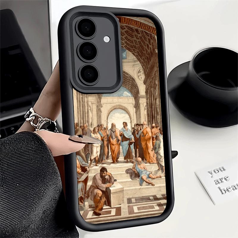 Phone Case for Samsung Galaxy S26 S25 Ultra S24 FE Renaissance Aesthetics Art Painting Shell S23 Plus S22 + S21 S20 5G Soft Sili