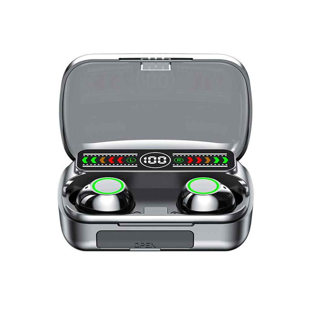 2023 Nye TWS Bluetooth 5.0 Headset Digital Display CVC8.0 Støyreduksjon Touch Control Stereo Hodetelefon Vanntette sportsørepropper for alle telefoner