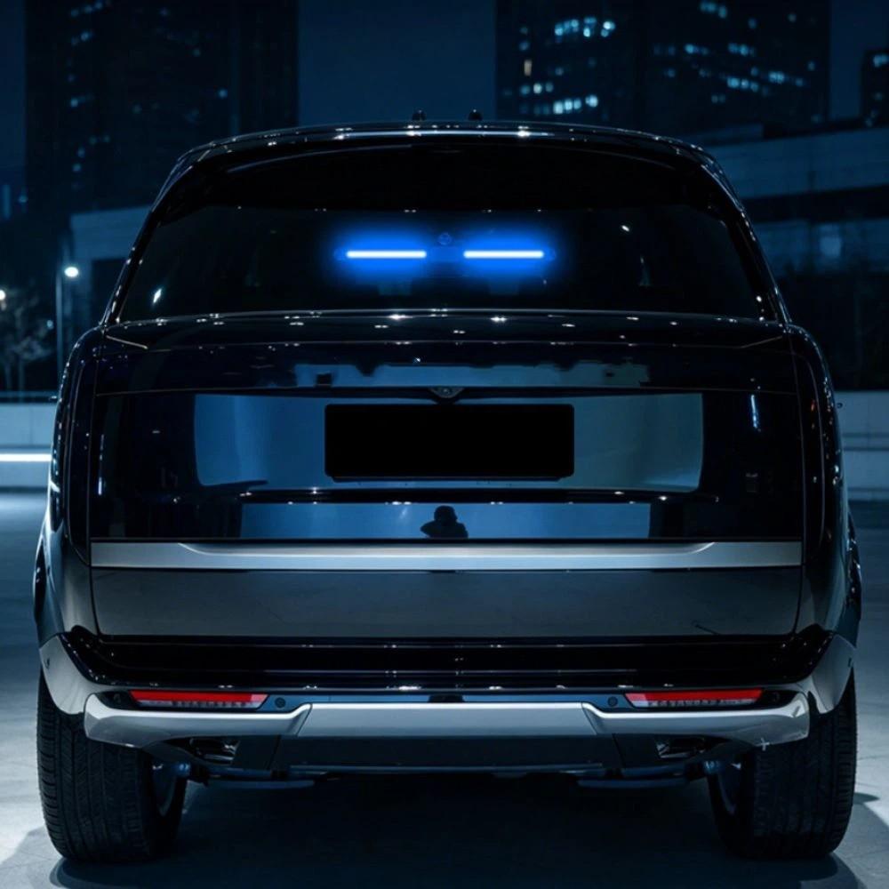 Solar Powered Vibration Activated Strobe Light Anti-Collision Rear Window Lamp Vehicle