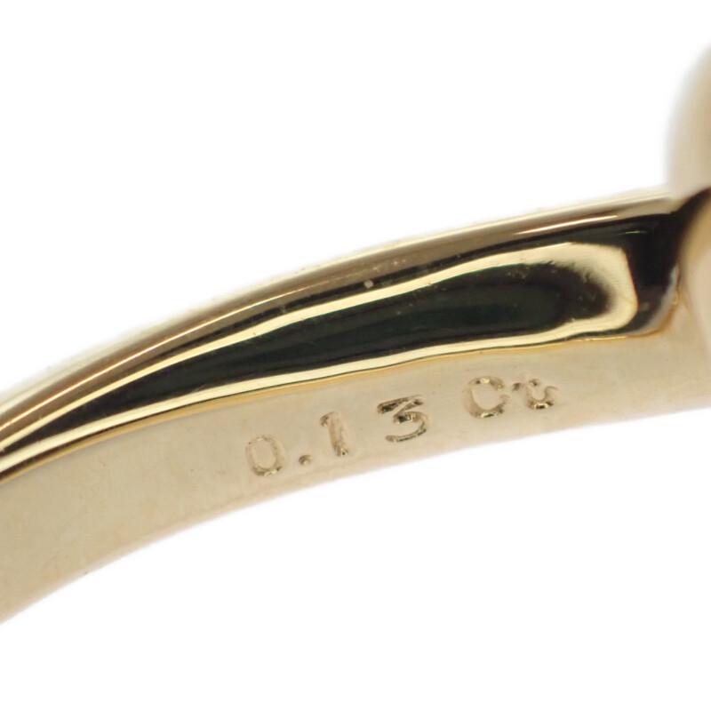 MIKIMOTO #9(JP Size) Ring K18 Yellow Gold Women