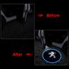 For Peugeot 1/2Pcs LED Welcome Light Car Door Projector Lamps Car Accessories For Peugeot 108 406 407 408 206 207 208 306 307 30