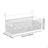 Bed Shelf Mesh Basket As Space Saving Storage Solution Made of Iron with Breathable Design