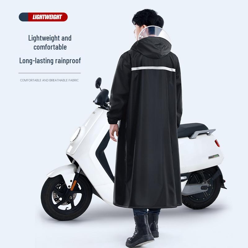 Unisex Full-Body Stormproof Raincoat Jumpsuit for Outdoor Electric Motorcycle