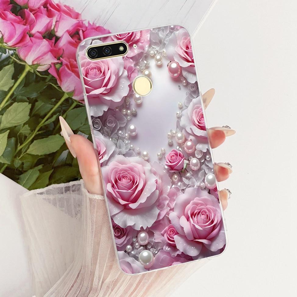 For Huawei Y6 Prime 2018 Case Transparent Cute Fashion Butterfly Funny Painted Casing For Huawei Y6Prime 2018 ATU-L31 ATU-L42