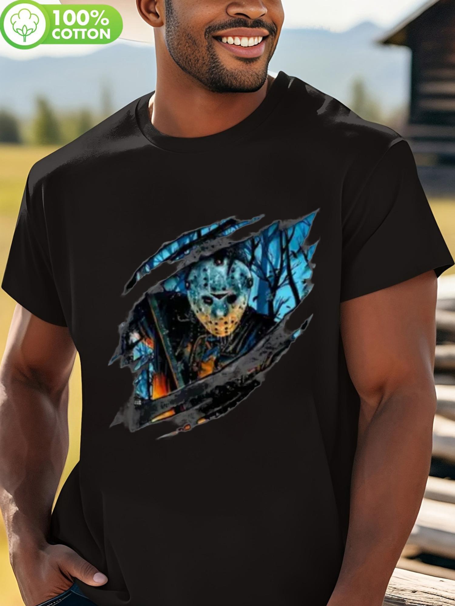 Casual Graphic Print T-shirt - Short Sleeve XL