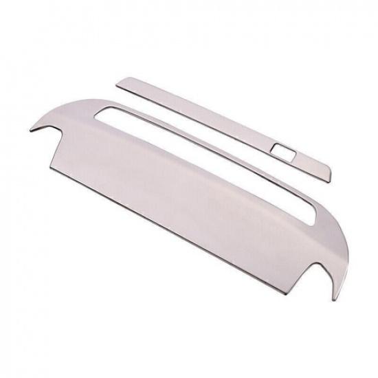 For Mazda 3 Axela 2019-2024 Silver Steel Center Console USB Socket Panel Trim