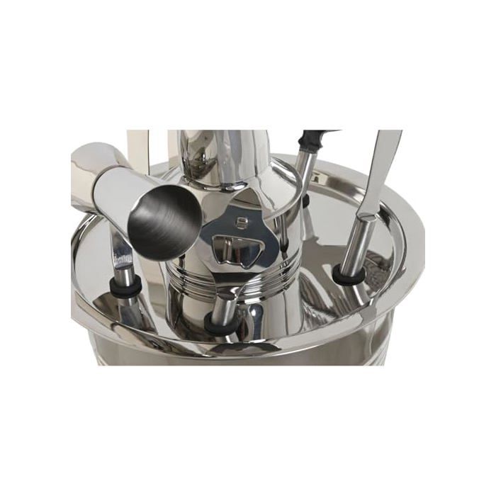 Ensemble de cocktails - Home ESPRIT - Doré argenté - Acier inoxydable - 28,5x14,25x19 cm - Multicolore - Taille unique