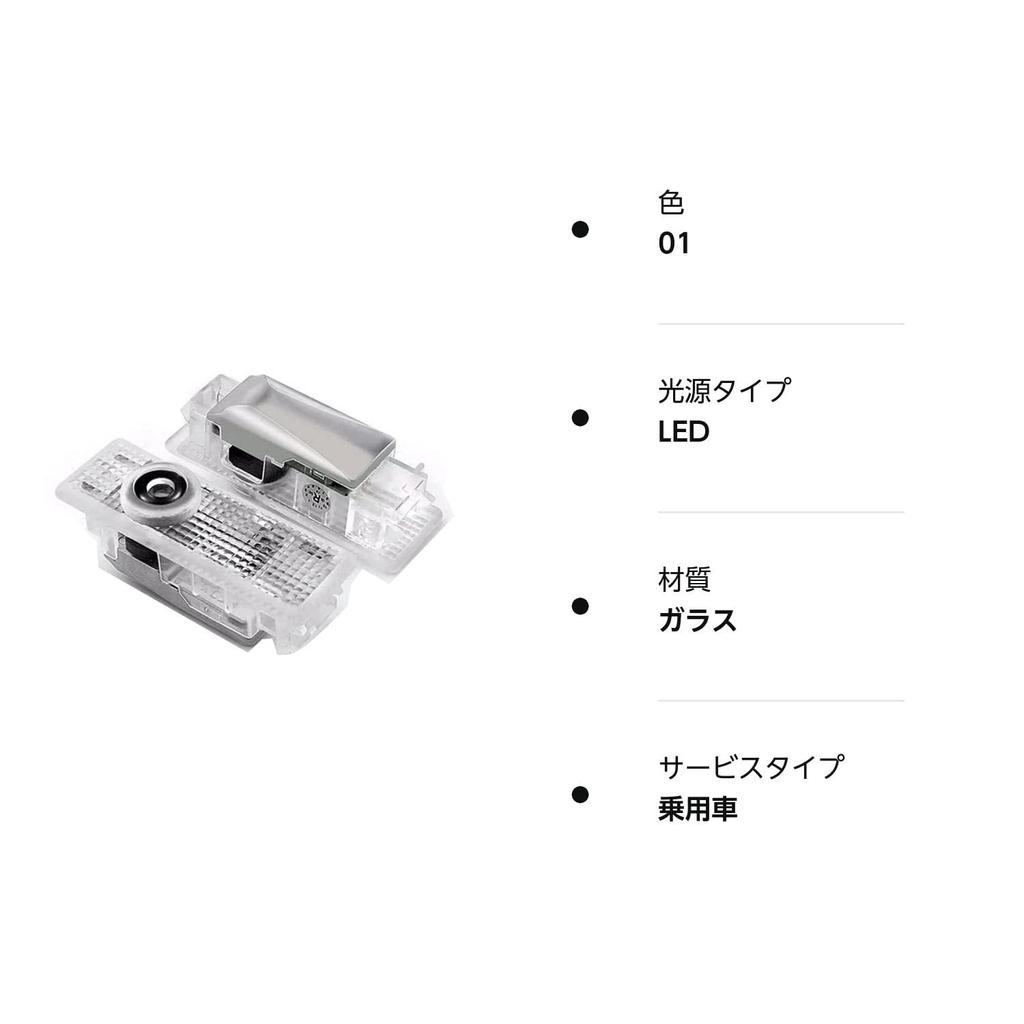 Car Courtesy LED Courtesy Lamp with Courtesy Light Logo Projection Ghost Sha Professional Courtesy Light Compatible BMVV 2/3/4/5/6/7/X3/X5/X6/M/GT