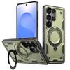 case for Samsung S26 S25 S24 S23 S22 ultra 360 degree rotating pivot magnetic bracket phone case Anti-Fingerprint Shock Proof