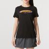 Puma Letter Pattern Running Short Sleeve T-Shirt Women Tops Black 630565-01