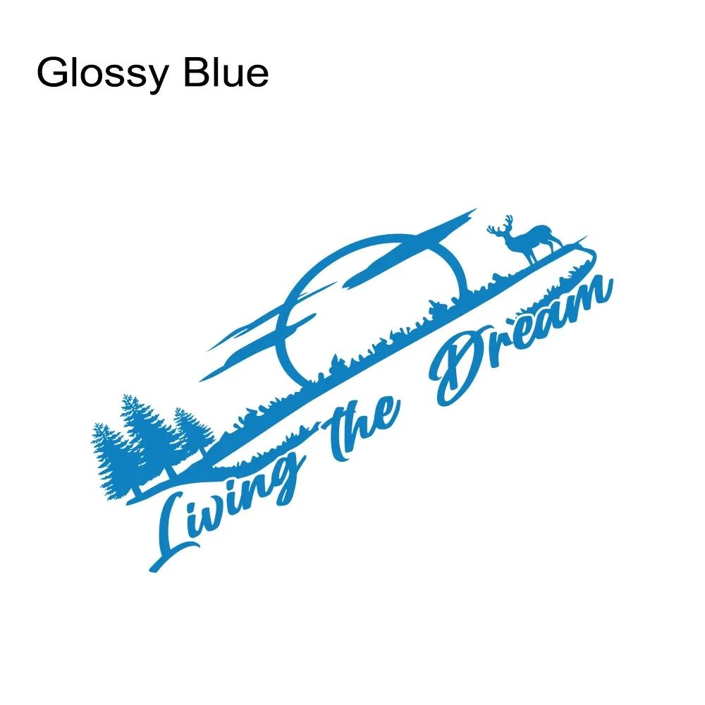 Van Hood Stickers Camper Car Bonnet Cover Graphics Living The Dream Decoration Vinyl Decals Auto Tuning Accessories