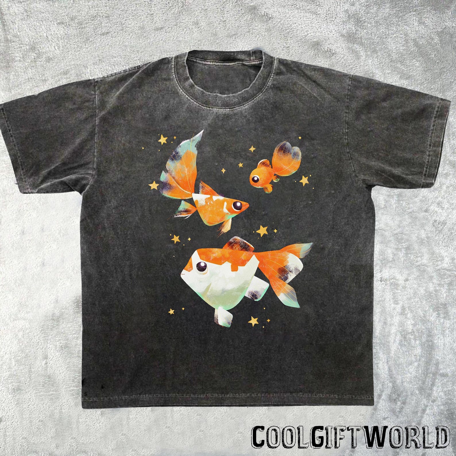 Goldfish T-Shirt, Beachy Shirt, Grunge Y2K Graphic 90s Shirt, Vintage Retro Comfort Colors Tee 4XL